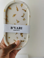 Oval Tray — Gold Leaf
