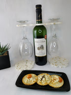 Flower Coasters — Gold Leaf