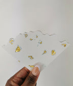Triangle Coasters — Gold Leaf