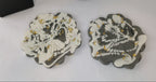 Wine Holder Set — Wine Holder & Flower Coasters ( Marble & Gold )