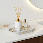 Oval Tray — Gold Leaf