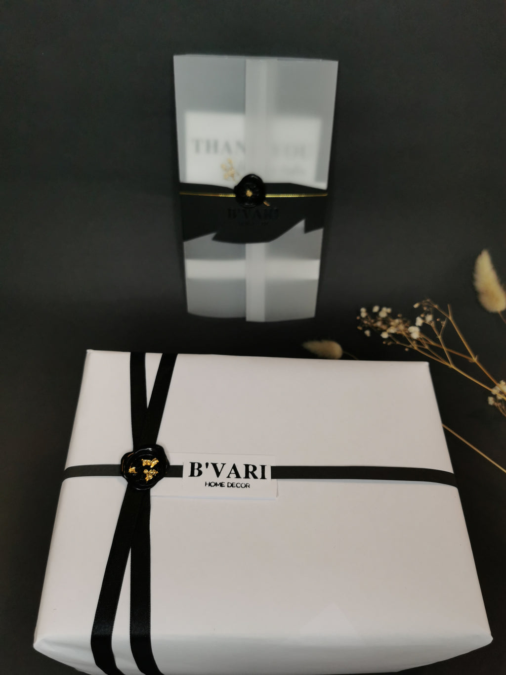 Triangle Coasters — Black Marble & Gold Leaf