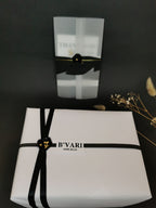 Triangle Coasters — Black Marble & Gold Leaf