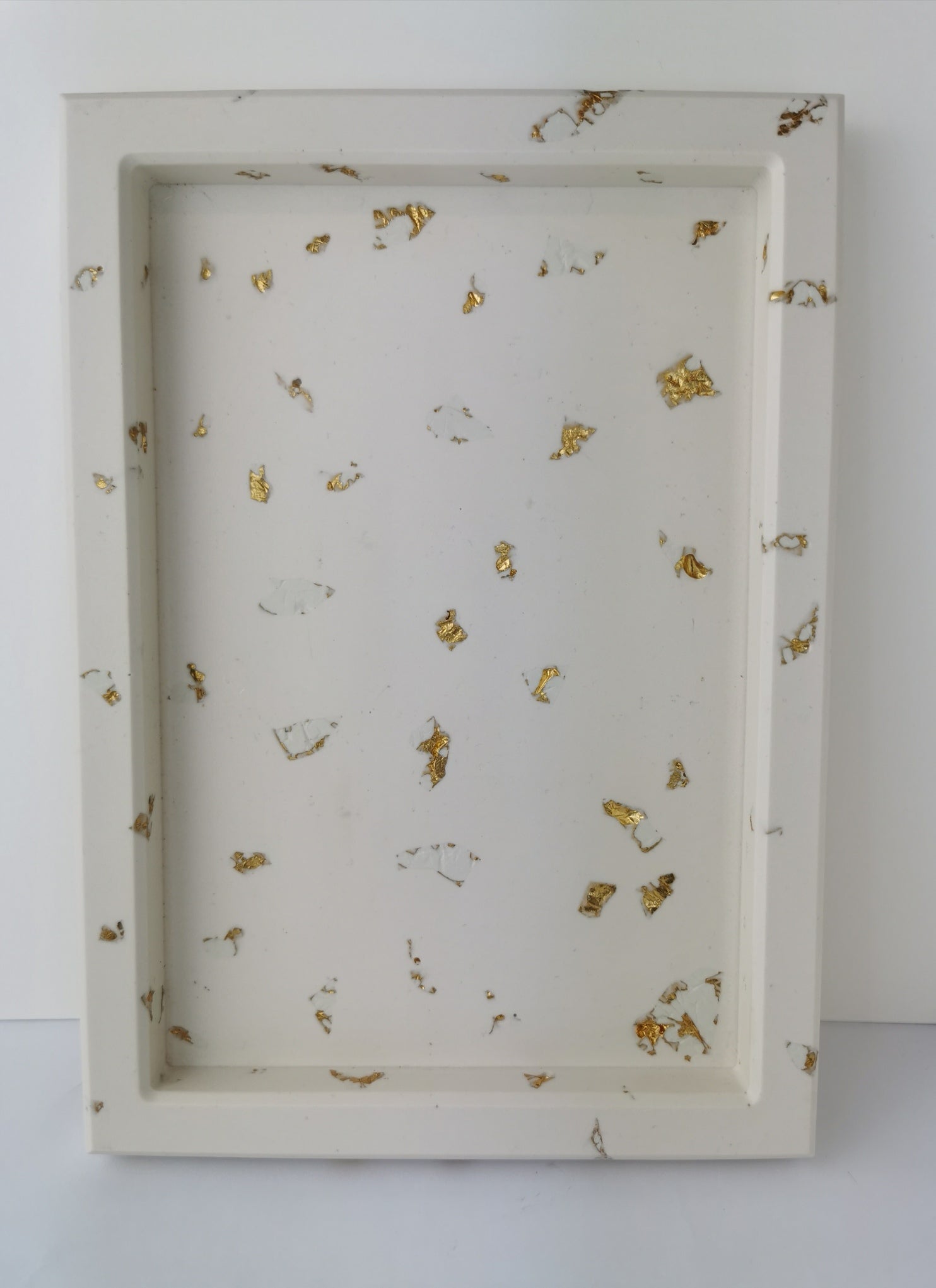 Large Vanity Tray — Gold Leaf